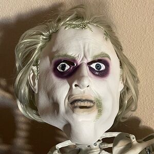 Beetlejuice Mask with Hair